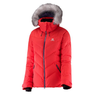 Salomon Icetown w/Faux Fur Womens Insulated Ski Jacket