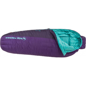 Big Agnes Roxy Ann Sleeping Bag (650 Down)-Purple-Petite-Left