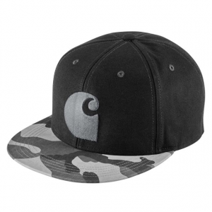 Carhartt Brooker Cap for Mens, Rugged Gray Camo, One Size Fits All