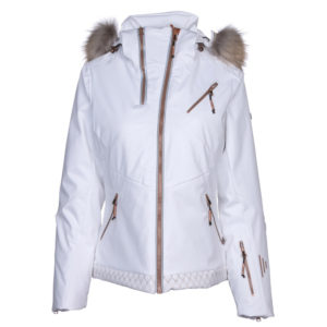 NILS Bianca SE Real Fur Womens Insulated Ski Jacket