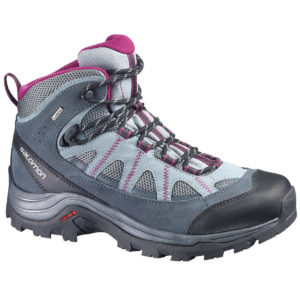 Salomon Women's Authentic Ltr Gtx Hiking Boots, Pearl Grey/grey Denim/mystic Purple - Black - Size 6