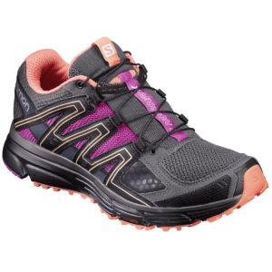 Salomon Women's X-Mission 3 Trail Running Shoes, Magnet/black/rose Violet - Black - Size 8
