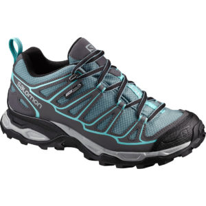 Salomon Women's X Ultra Prime Cs Wp Hiking Shoes, Artic/magnet/aruba Blue - Black - Size 8