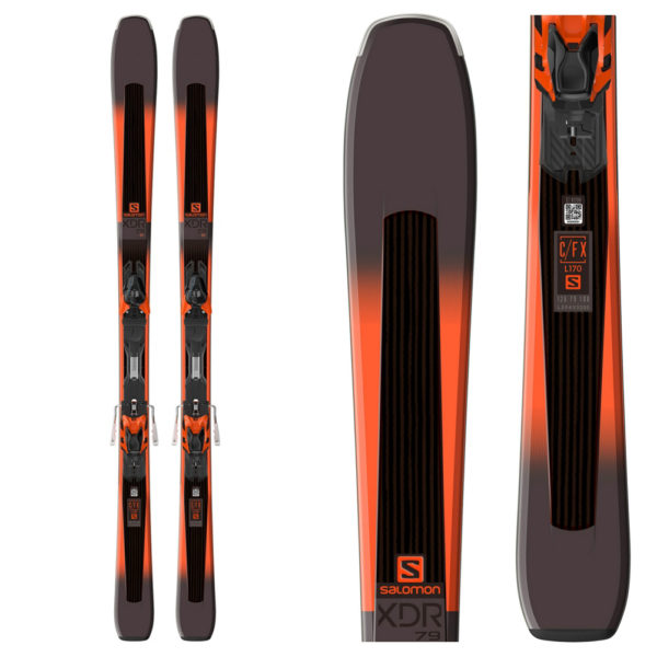 Salomon XDR 79 CF Skis with XT 10 Bindings 2018