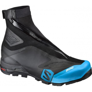 Salomon S-Lab X Alp Carbon 2 GTX Mountaineering Boot - Men's-Black/Black/Transcend-Medium-8