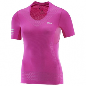 Salomon S/Lab Exo Short Sleeve Tee, Rose Violet, XS