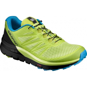 Salomon Sense Pro Max Trail Running Shoe - Men's-Lime Punch/Blk/Hawaiian-Medium-8