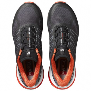 Salomon Shoes Sense Propulse, Black/White/Lawa Orange, 11.5