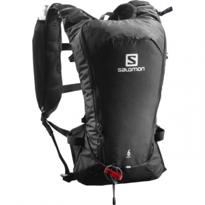 Salomon Agile 6 Set Running Backpack, Black