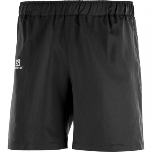 Salomon Agile 7'' Running Short - Mens, Black, 2XL