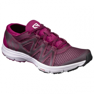 Salomon Crossamphibian Swift W Water & Boat Shoe - Women's, Fig/White/Sangria, 10 US, Regular