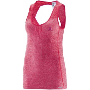 Salomon Elevate Seamless Tank - Women's-Lotus Pink-X-Large