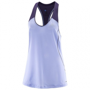 Salomon Elevate Tank, Tunic W - Womens, Easter Egg/Purple Violet, Large