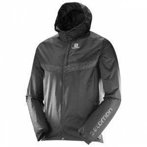 Salomon Fast Wing Aero Jacket - Mens, Black, 2XL