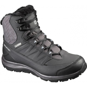 Salomon Kaina Mid CS WP 2 Winter Boot - Women's-Autob/Black/Lilac-Medium-6