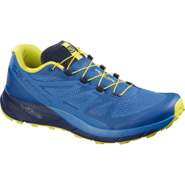 Salomon Men's Sense Ride Trail Running Shoes - Blue - Size 10