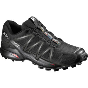 Salomon Men's Speedcross 4 Trail Running Shoes, Black - Black - Size 11.5