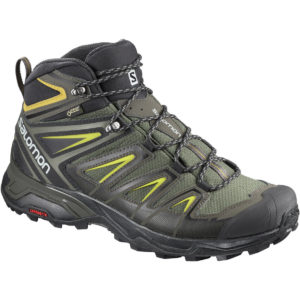 Salomon Men's X Ultra 3 Mid Gtx Waterproof Hiking Boots - Black - Size 10.5