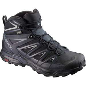 Salomon Men's X Ultra 3 Mid Gtx Waterproof Hiking Boots - Black - Size 10.5