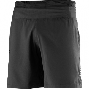 Salomon Pulse 7'' Running Short - Mens, Black, 2XL