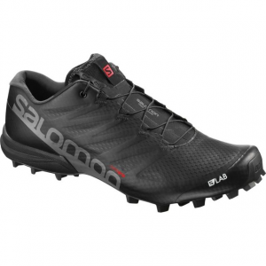 Salomon S/Lab Speed 2 Trail Running Shoes Mens, Black/Racing Red/White, 10 US