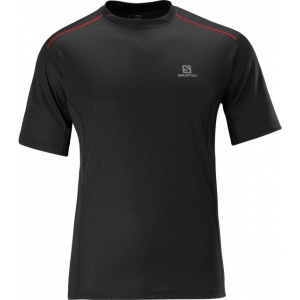 Salomon Start Tee - Men's-Black-XX-Large