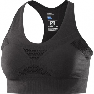 Salomon The 37.5 Bra - Womens, Black, 2XS