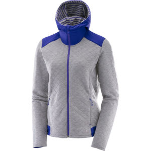 Salomon Women's Elevate Mid Fleece - Blue - Size L