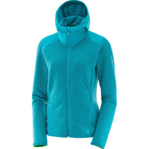 Salomon Women's Elevate Mid Fleece - Green - Size L