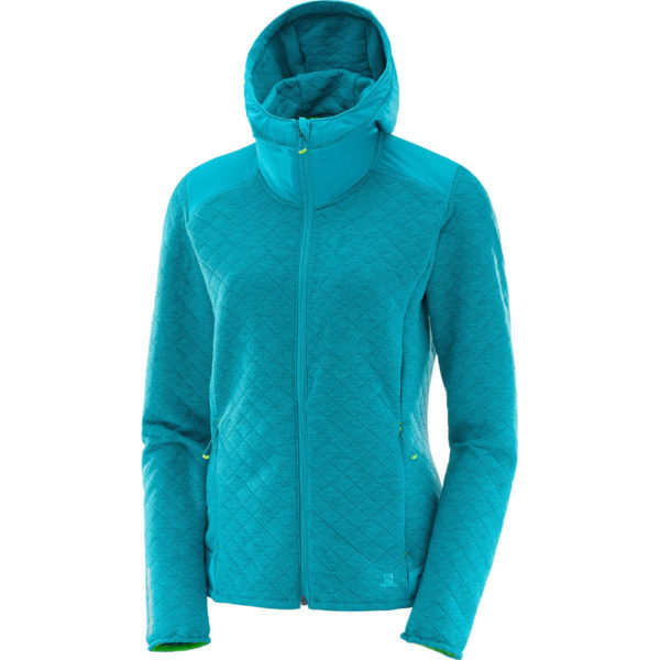 Salomon Women's Elevate Mid Fleece - Green - Size L