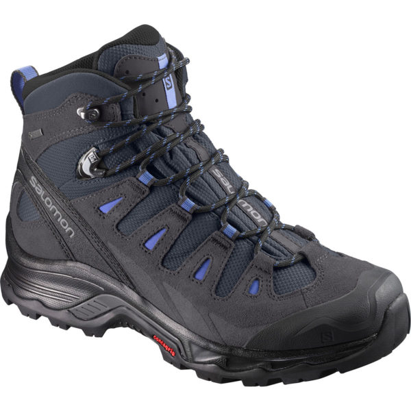 Salomon Women's Quest Prime Gtx Waterproof Mid Hiking Boots - Blue - Size 10