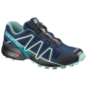 Salomon Women's Speedcross 4 Trail Running Shoes - Blue - Size 10