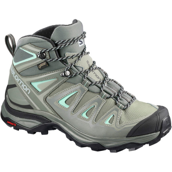 Salomon Women's X Ultra 3 Mid Gtx Waterproof Hiking Boots - Black - Size 10