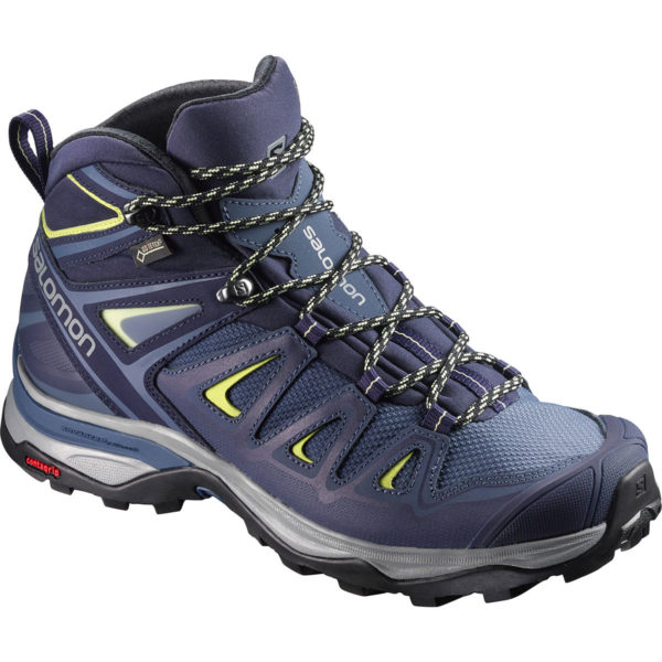 Salomon Women's X Ultra 3 Mid Gtx Waterproof Hiking Boots - Blue - Size 10