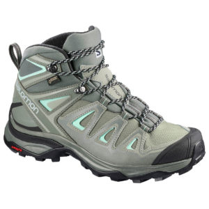 Salomon Women's X Ultra 3 Mid Gtx Waterproof Hiking Boots, Wide - Black - Size 10