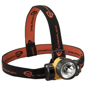 Streamlight 3AA HAZ-LO UL Classified Class I Division 1 LED Headlamp, Yellow w/ Black/Red Strap
