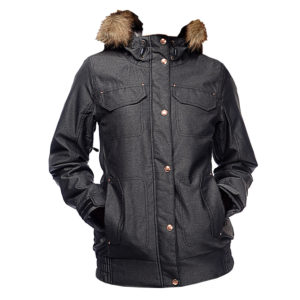 Powder Room Brittany Insulated w/Faux Fur Womens Insulated Snowboard Jacket