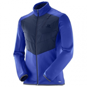 Salomon Pulse Warm Jacket - Mens, Dress Blue, Small