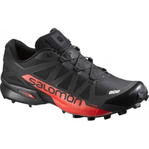 Salomon S-Lab Speedcross Trail Running Shoe - Men's-Black/Red-Medium-8