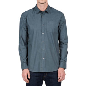 Volcom Everett Solid Long Sleeve Mens Shirt