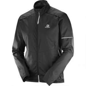 Salomon Agile Wind Jaket - Mens, Black, Small