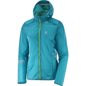 Salomon Lightning Wind Hoodie - Women's-Enamel Blue-Large