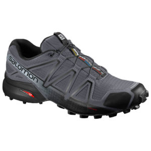 Salomon Men's Speedcross 4 Trail Running Shoes, Wide - Black - Size 11.5