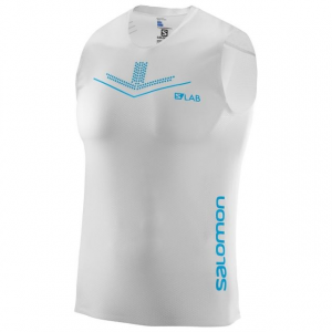 Salomon S/Lab Sense Running Tank Top - Mens, White, XL