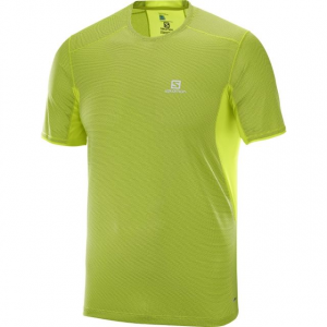 Salomon Trail Runner Ss Tee - Mens, Lime Green, 2XL