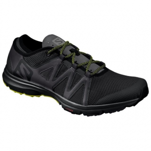 Salomon Crossamphibian Swift Water & Boat Shoe - Men's, Black/Phantom/Sulphur Spring, 10 US, Regular