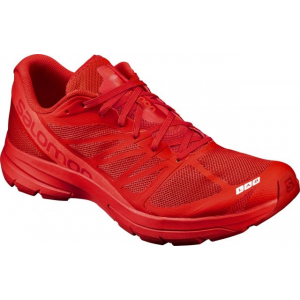 Salomon S-Lab Sonic 2 Road Running Shoe - Men's-Red/Moltenlava/White-Medium-8