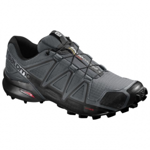 Salomon Speedcross 4 Trail Running Shoe - Men's, Dark Cloud/Black/Pearl Grey, 7 US, Regular