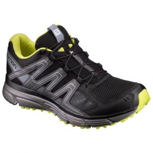 Salomon X-Mission 3 - Trail Running Shoe - Men's, Black/Magnet/Sulphur Spring, 8.5 US