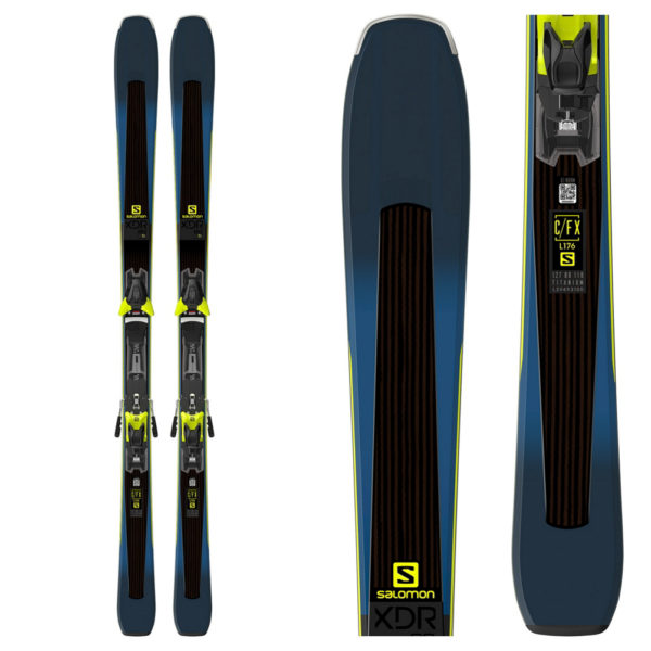 Salomon XDR 80 Ti Skis with Z 12 Walk Bindings 2019